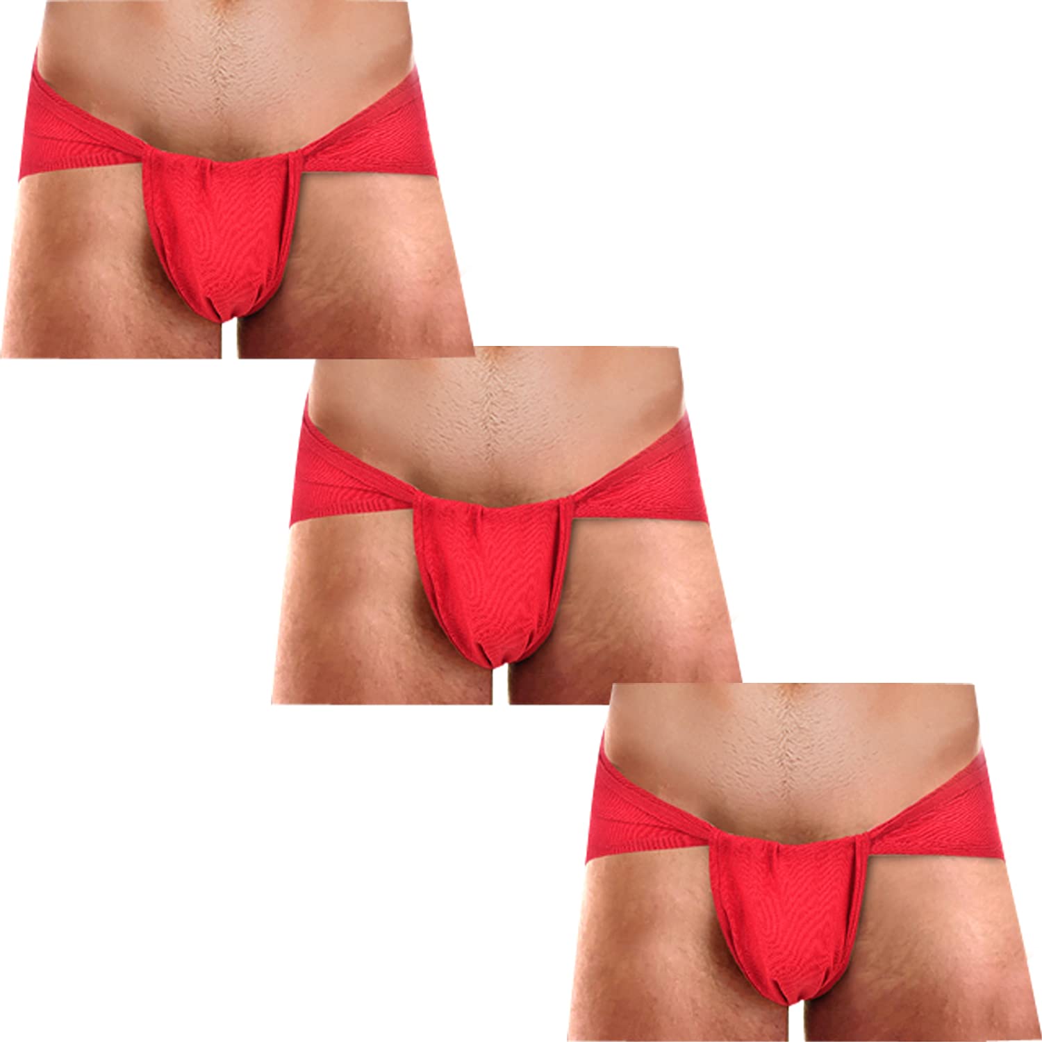 spenca SPENC® Men's Cotton Gym Langot for Gym, Khusti and Physical Activities/Supporter_Red(Langot for Gym, Khusti and Physical Activities_SPE_99_Free Size_Pack of 3)-picture-10