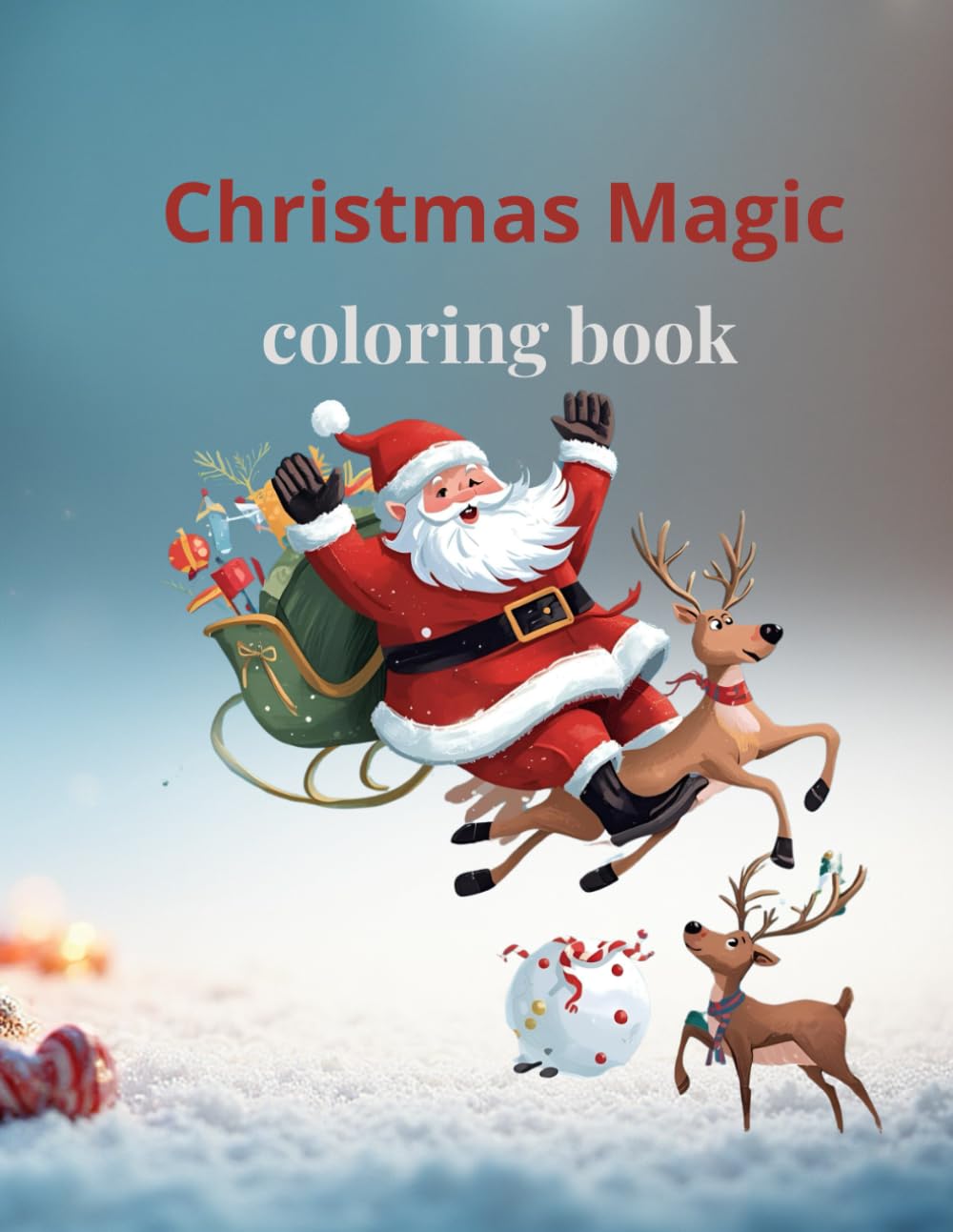 christmas magic coloring book