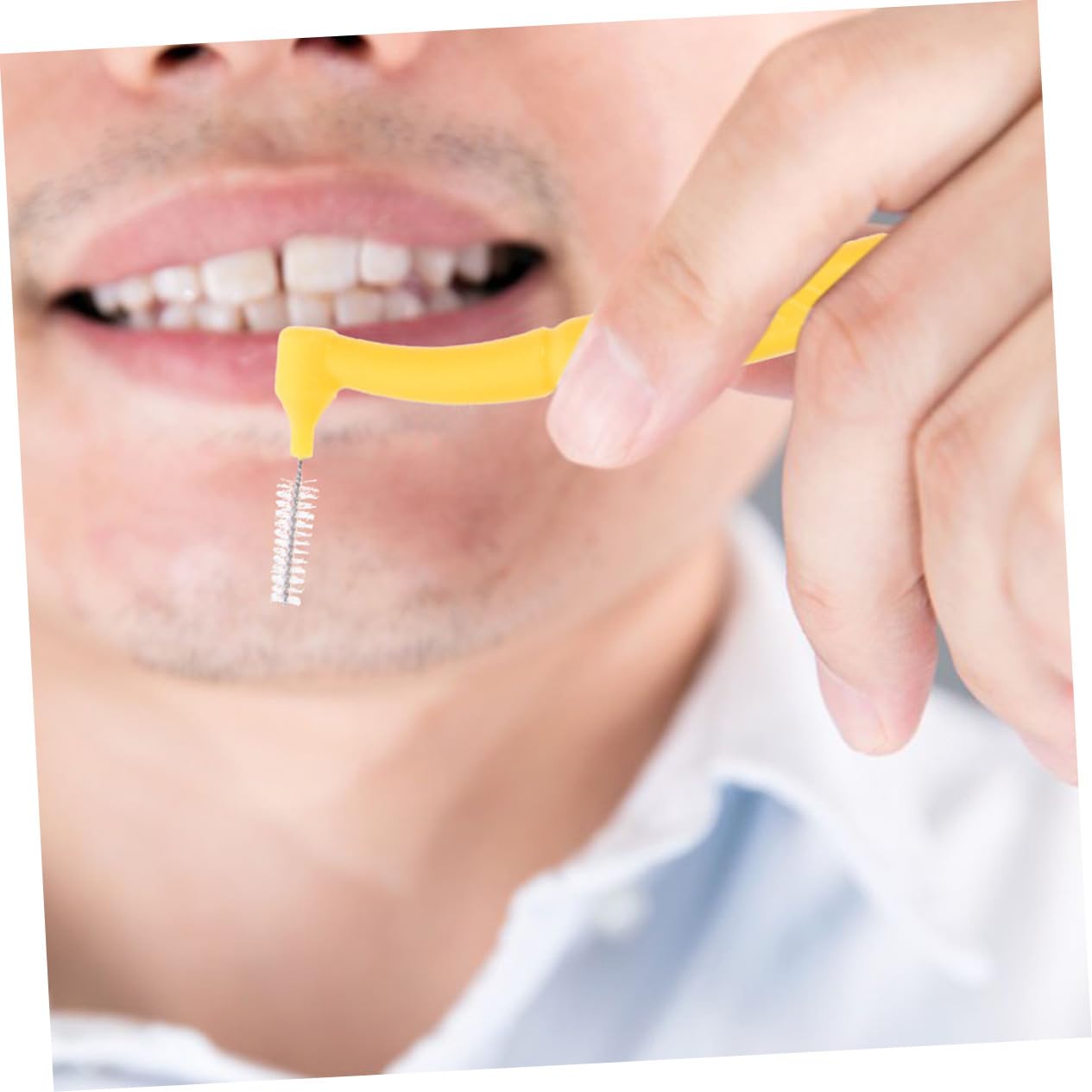 Baluue 150pezzi Spazzolini Interdentali Manuali Per Pulizia Orale Spazzole Shape Per Denti Con Manico Comodo Per Spazi Interdentali e Apparecchi Ortodontici