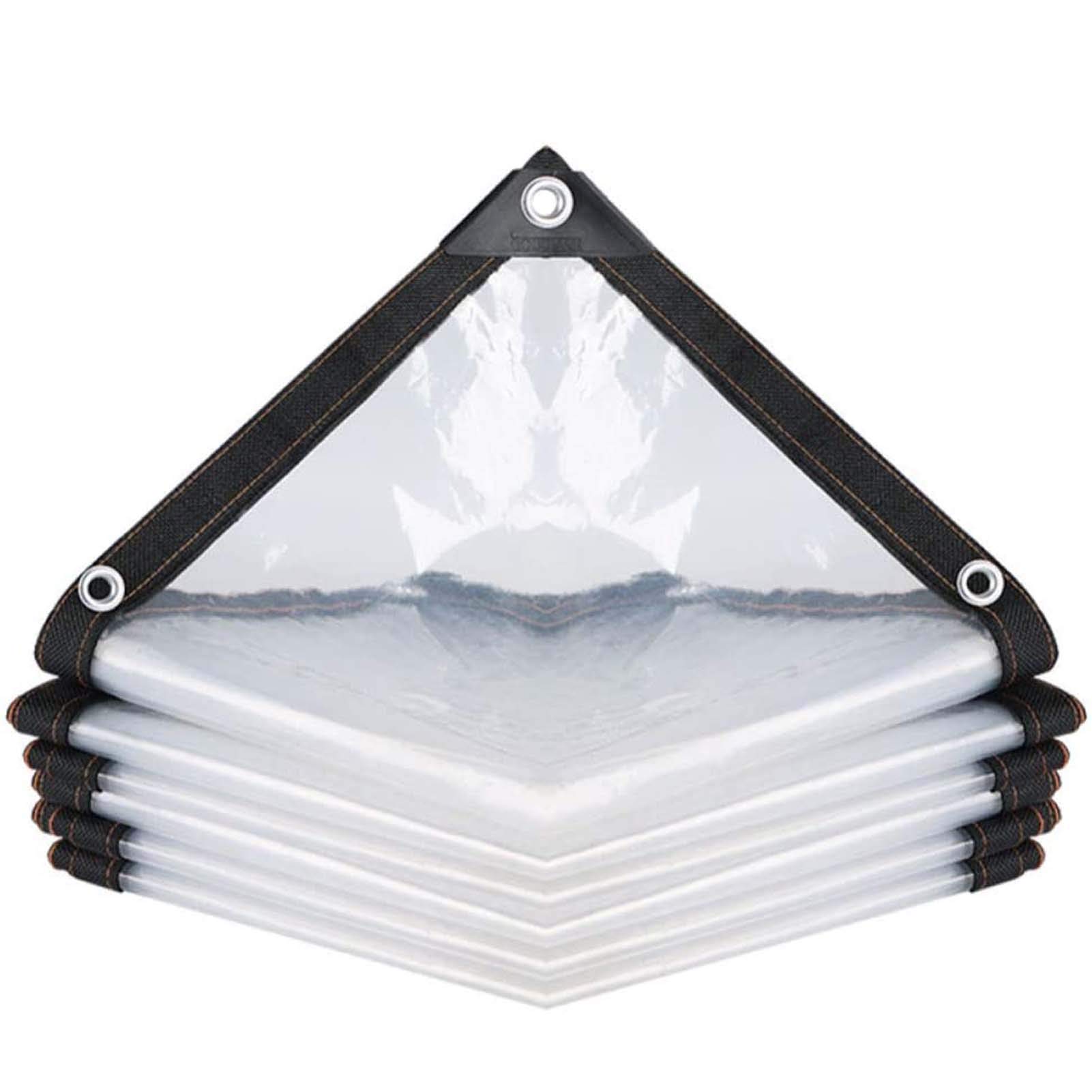 Lonas transparentes con ojales impermeables lona de 3x3 pies uv