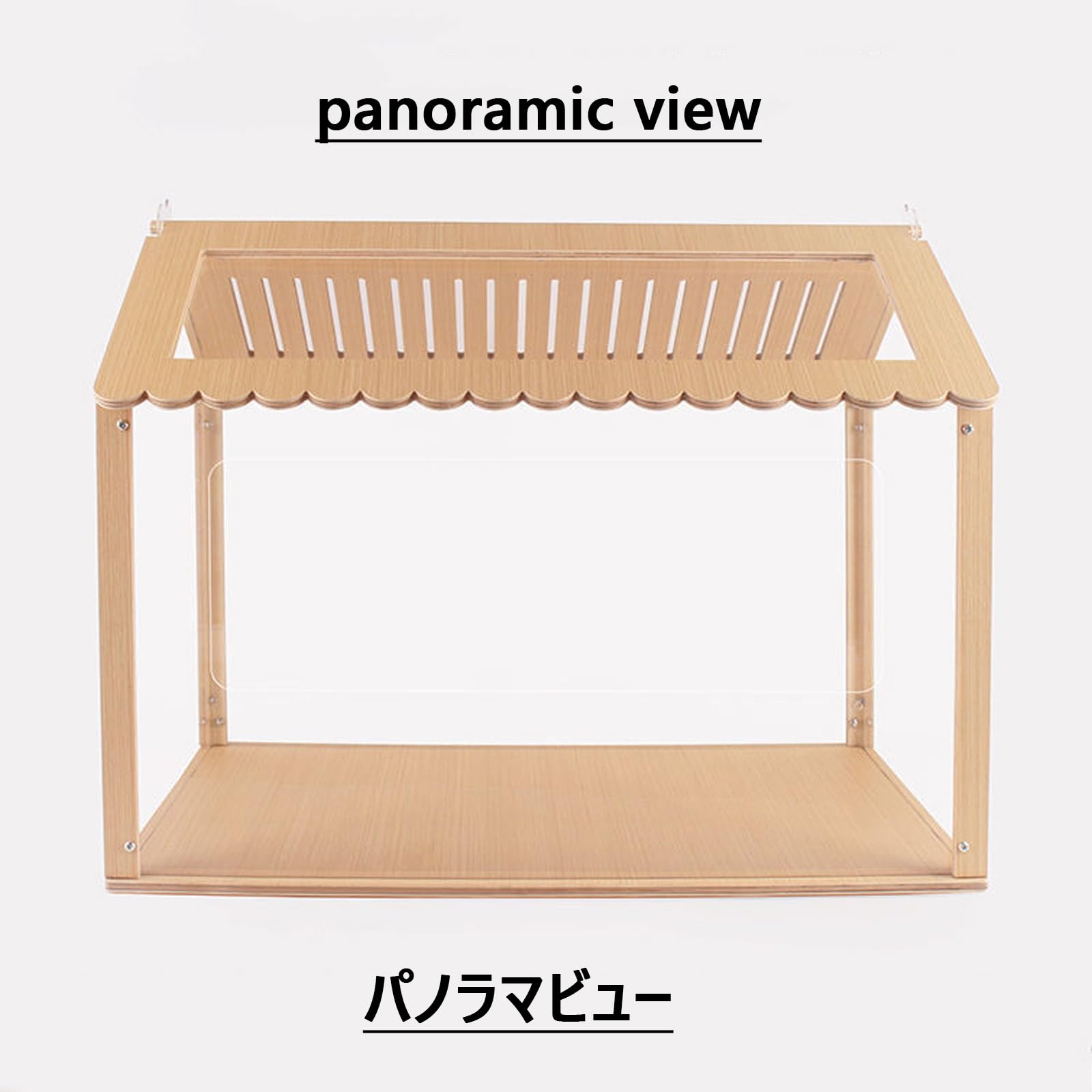 Amazon.co.jp: ハムスターハウス 木製 アクリル製、透明アクリル