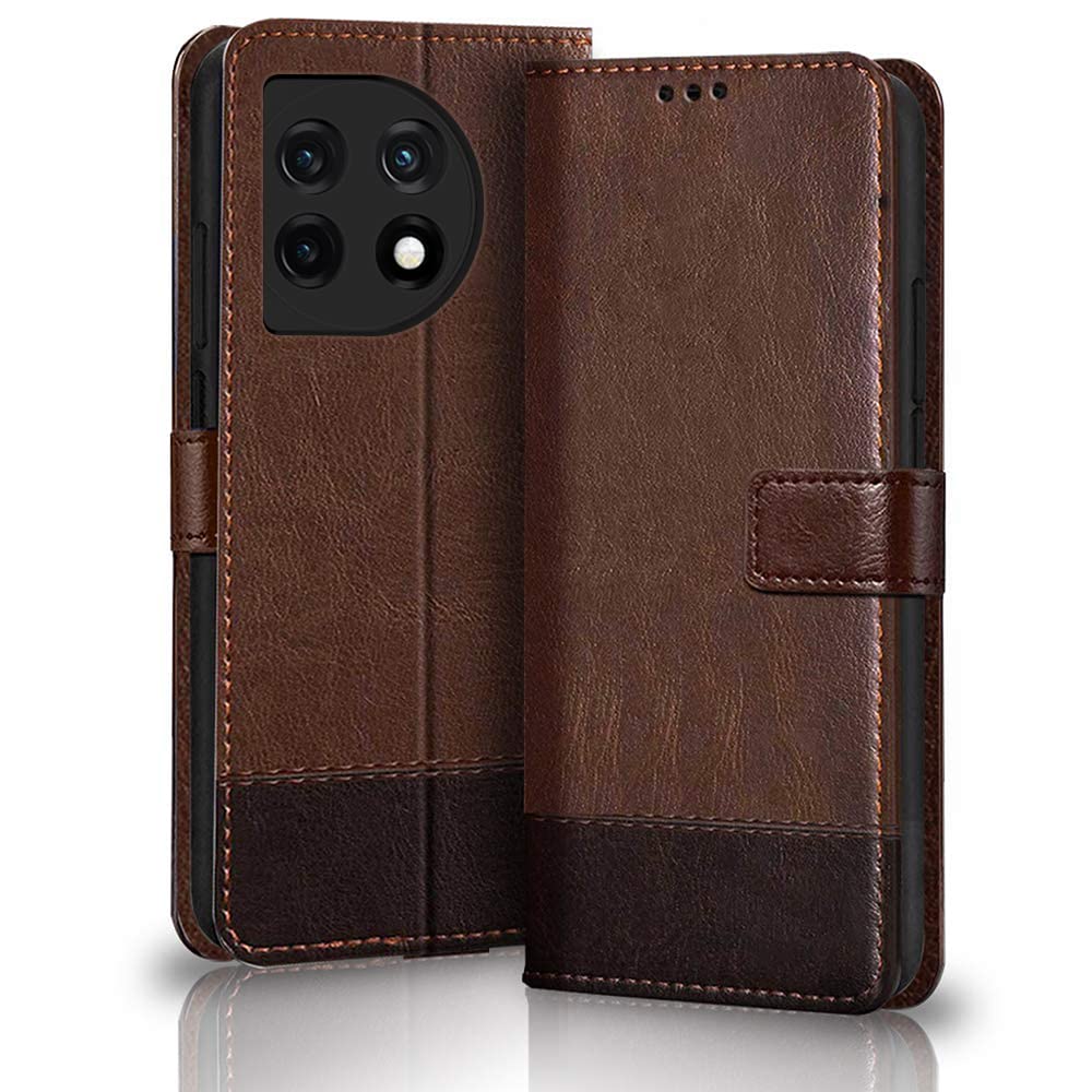OnePlus 11 5G Flip Case - Leather Wallet Stand -12