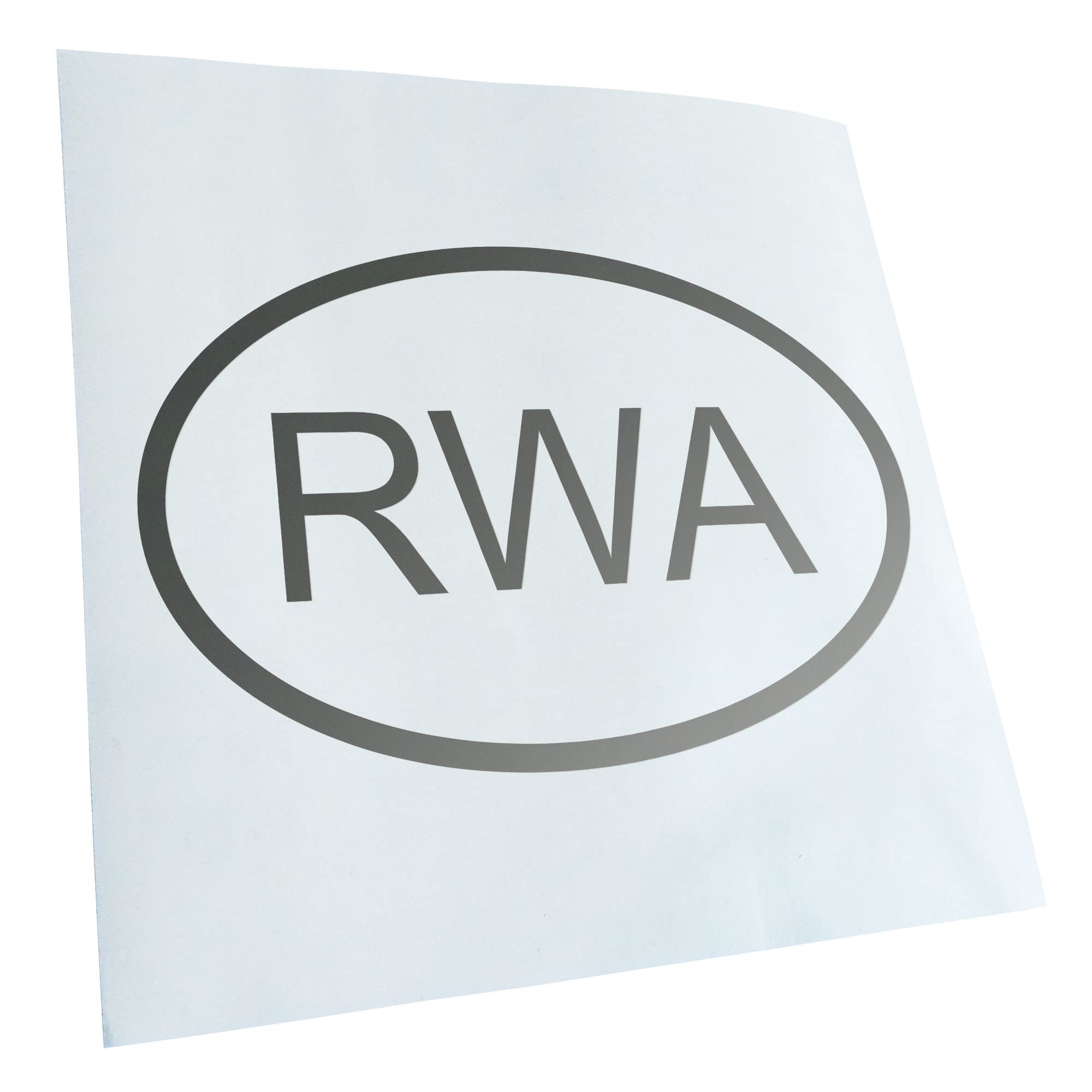 Car Sticker Rwanda RWA Sticker for Car, Laptop, Bicycle, Truck, Motorcycle, Multicoloured JDM Decal Racing