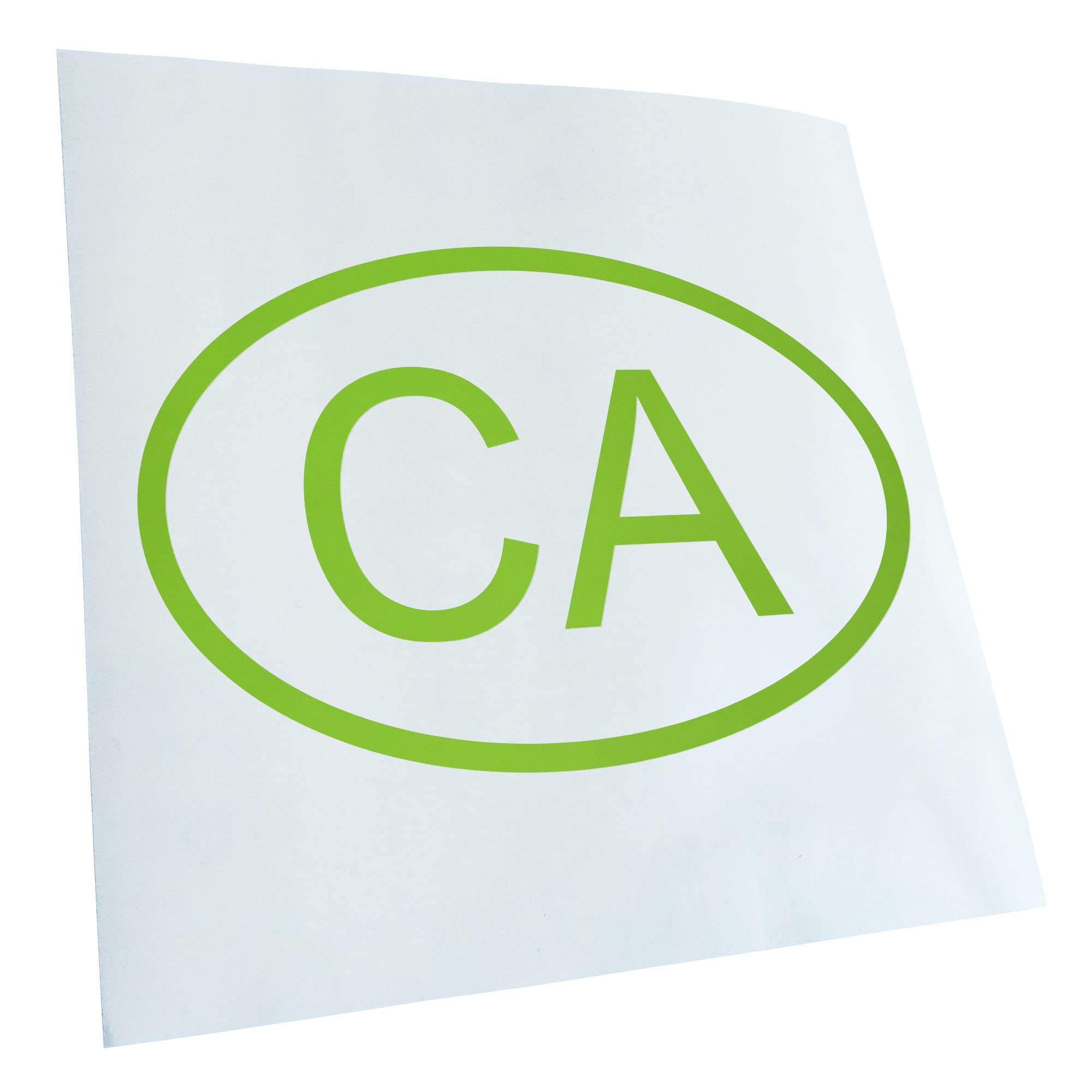 Kiwistar - Car Sticker - Green - 50 x 33 cm Canada CA - Rear Window Car Sticker Weatherproof for Car Truck Moped Truck - Sticker Exterior Self-Adhesive Tuning Accessories for Window Vehicle Window