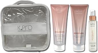 KIT REGENER PREMIUM - Regenér (Shampoo + Condicionador + Balm) O protocolo de regeneração para cabelos com múltiplos danos, com acabamento de expert. Shampoo com limpeza confortável e eficaz, condicionador de alta performance para força e maleabilidade, e balm finalizador que trata enquanto modela, mantendo alinhamento e brilho. KAP Complex com rosa mosqueta, macadâmia e ácido hialurônico entrega reconstrução inteligente e nutrição precisa, sem rigidez.