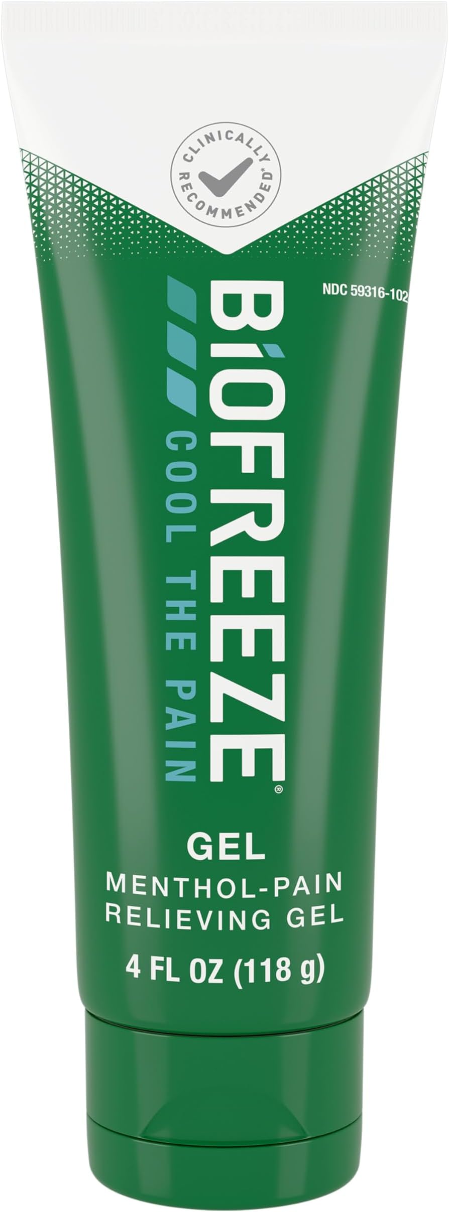 Pain Relief Gel, Arthritis Pain Reliver, Knee & Lower Back Pain Relief, Sore Muscle Relief, Neck Pain Relief, Pharmacist Recommended, 4 FL OZ Biofreeze Menthol Gel