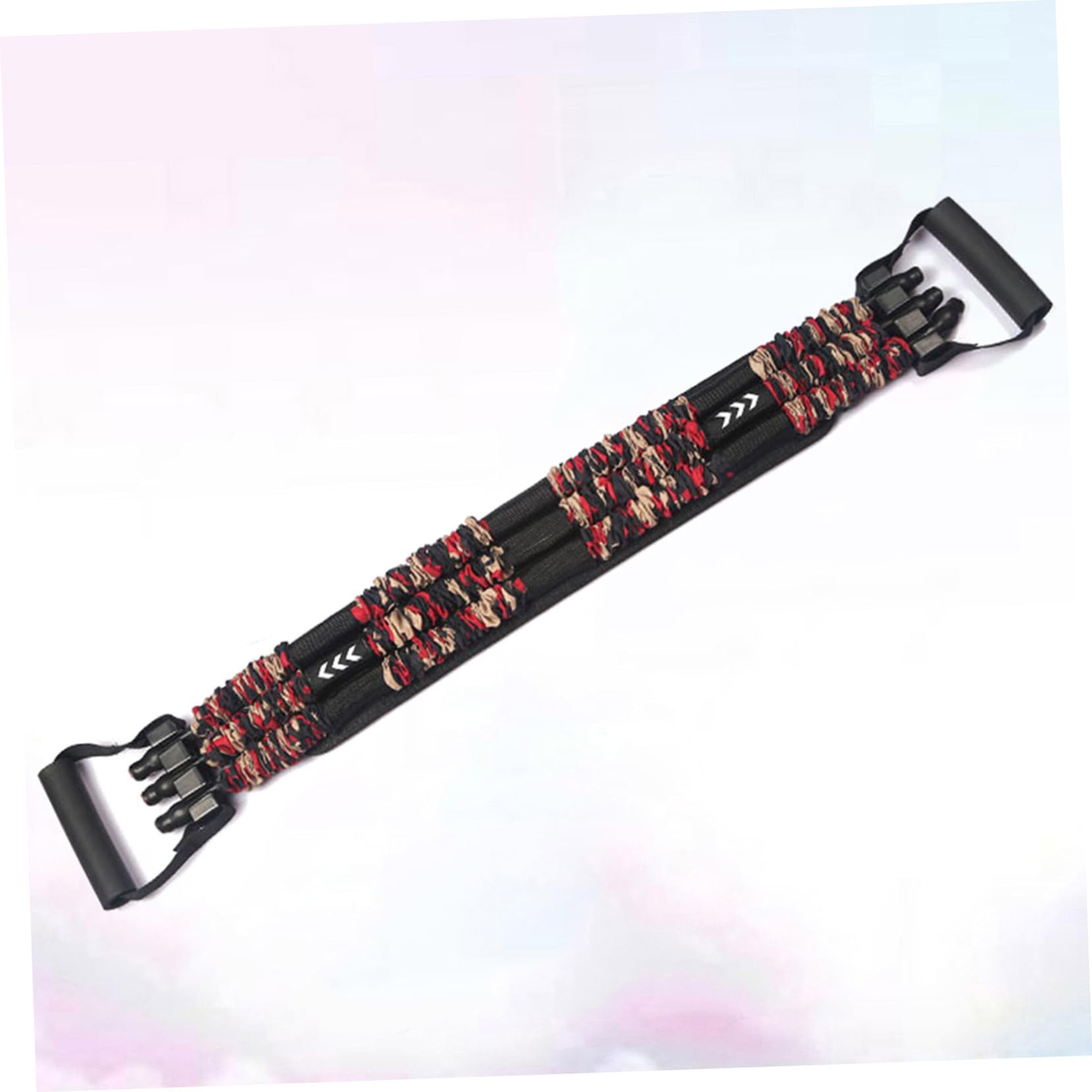 Espansore Toracico Attrezzo Ginnico Multifunzione Fascia Elastica Resistente Per Allenamento Fitness Attrezzo Portatile Impugnature Ergonomiche Antiscivolo