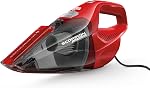 Dirt Devil Scorpion Max Aspirateur à main à cordon d'alimentation, Vac à main légère avec aspiration puissante pour le nettoyage de la maison et de la voiture, SD20005VCA, rouge