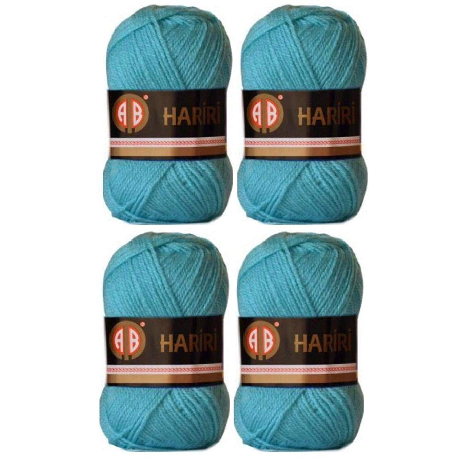 – 4X AB Hariri Light Blue No.152 Crochet and Knitting Yarn