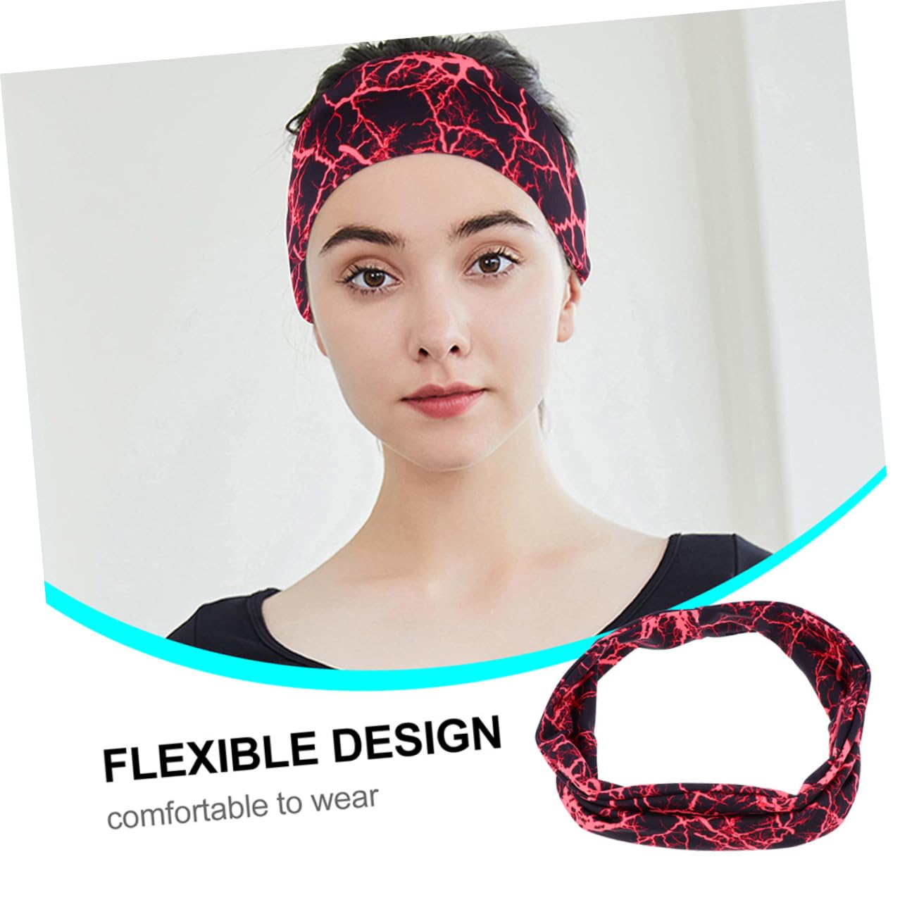 BESPORTBLE 10pezzi Fasce Per Sportive Elastiche e Traspiranti Accessori Per Allenamento e Yoga Comfort e Design Elegante Per Attività Sportive