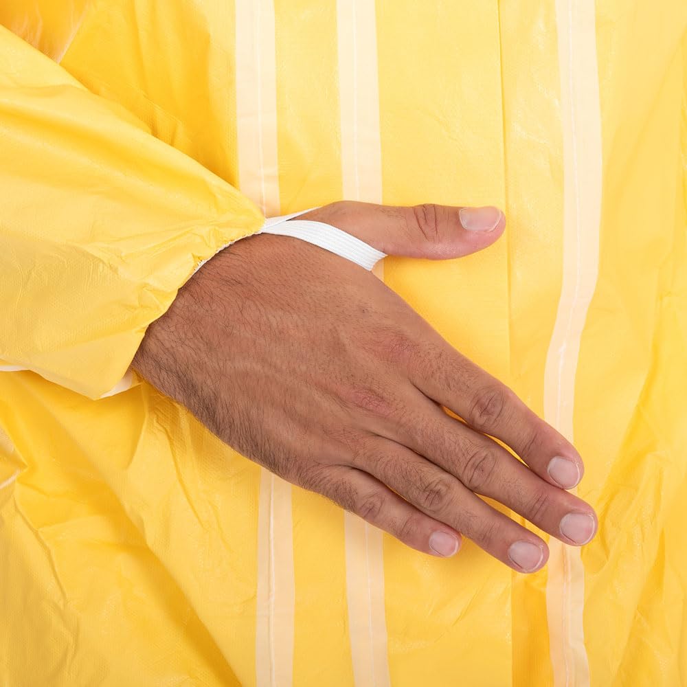Hygonorm Overalls Light – 50 Stück Einweg-Overall Aus PP, Größe M/L, Für Hygienebereiche & Lebensmittelhandling