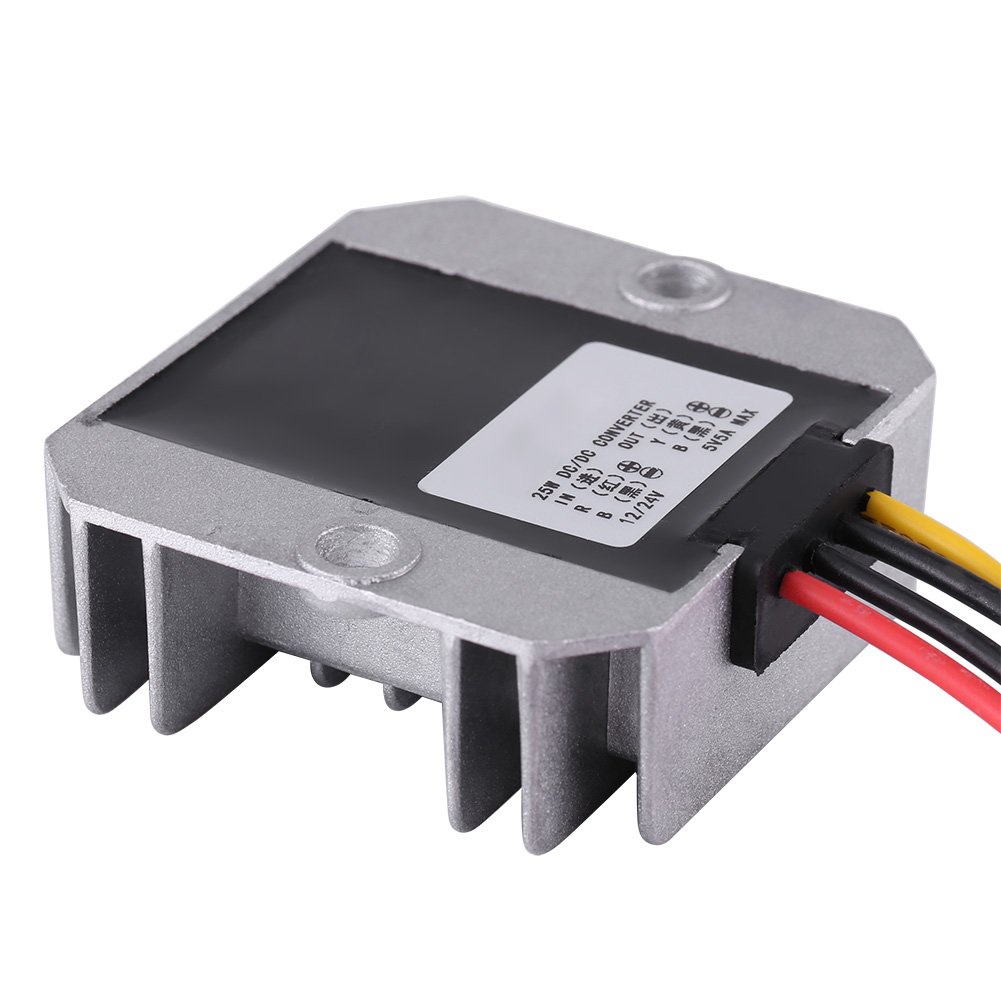 QUARKZMAN DC 12V zu DC 3,3V Spannungswandler 3A 10W Step-Down-Wandler Spannungsreduzierer IP67 Wasserdichter Transformator Netzteilmodul Netzadapter für Auto LKW Solaranlage