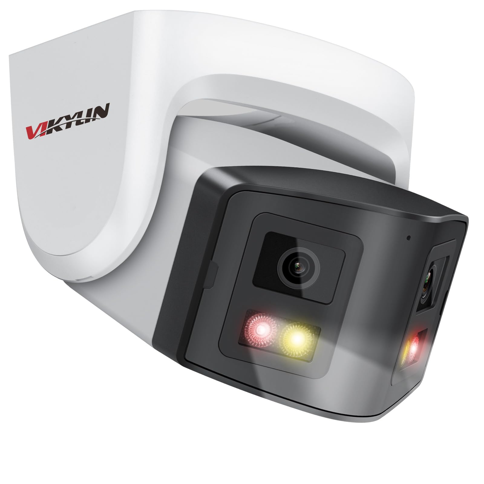 VIKYLIN Panoramic Security IP Tower Camera with 180° Dual Lens 4K 8MP PoE, Two-Way Audio, AI Human Vehicle Detection, Color Night Vision, SD Card (512GB), NDAA Claim-image-17