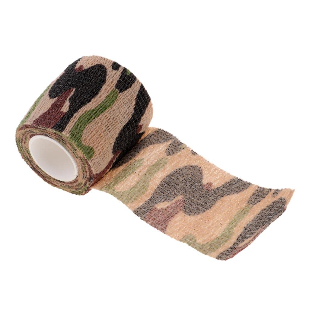UJEAVETTE® 5Cmx4.5M Bionic Camo Gear Wrap Camping Stealth Tape Durban Camo-image-44