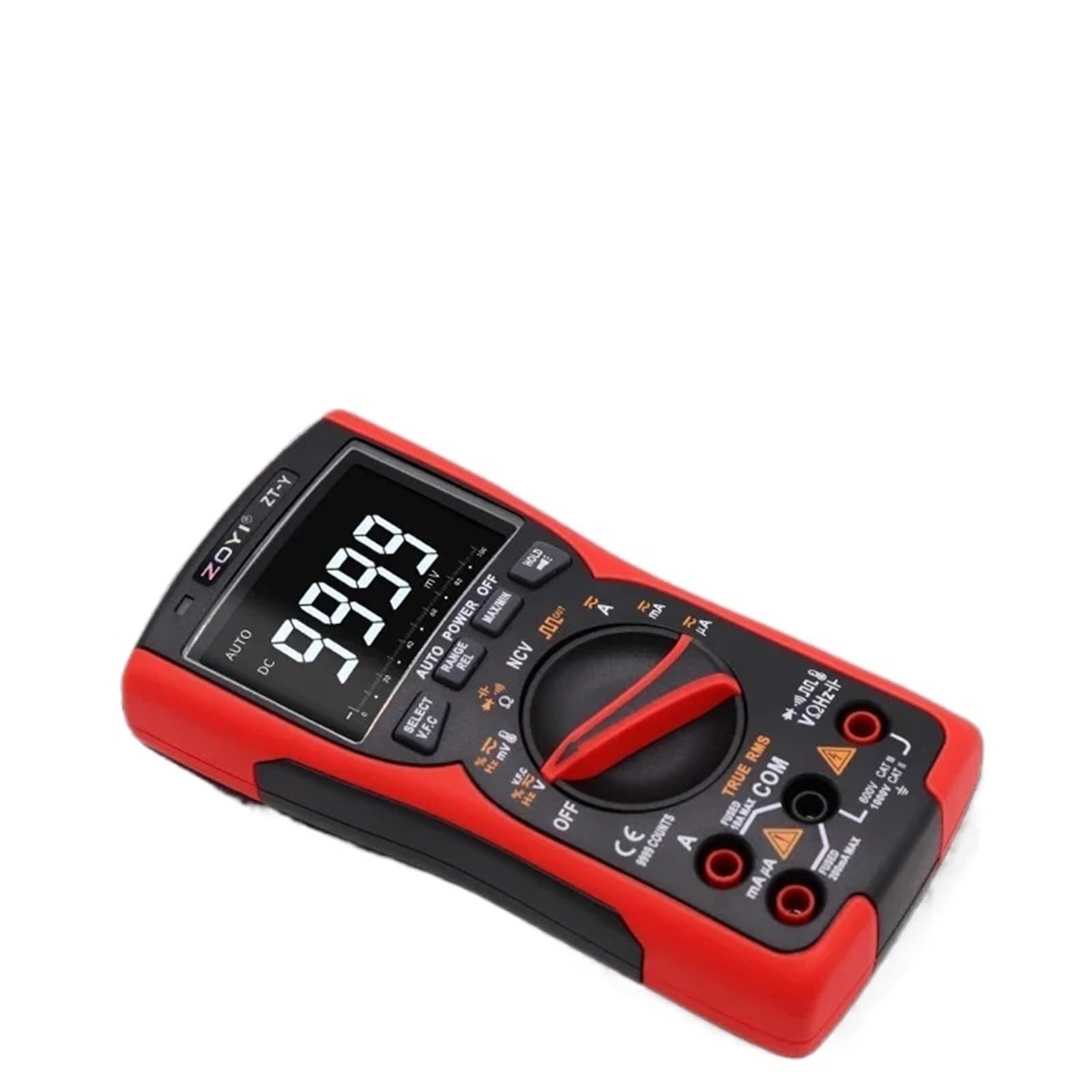 ZT-Y Y1 Y2 Profesjonalny multimetr cyfrowy True-RMS wyświetlacz analogowy Tester prądu Woltomierz kondensator temperatura VFC NCV(ZT-Y)