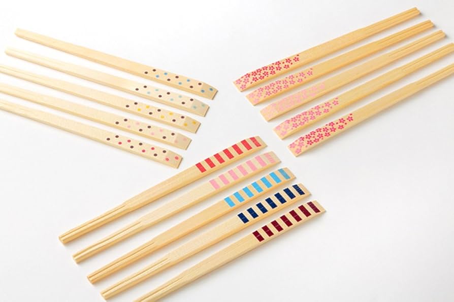 Amazon｜プリント割り箸(5膳入り) ドット 35451｜割りばし
