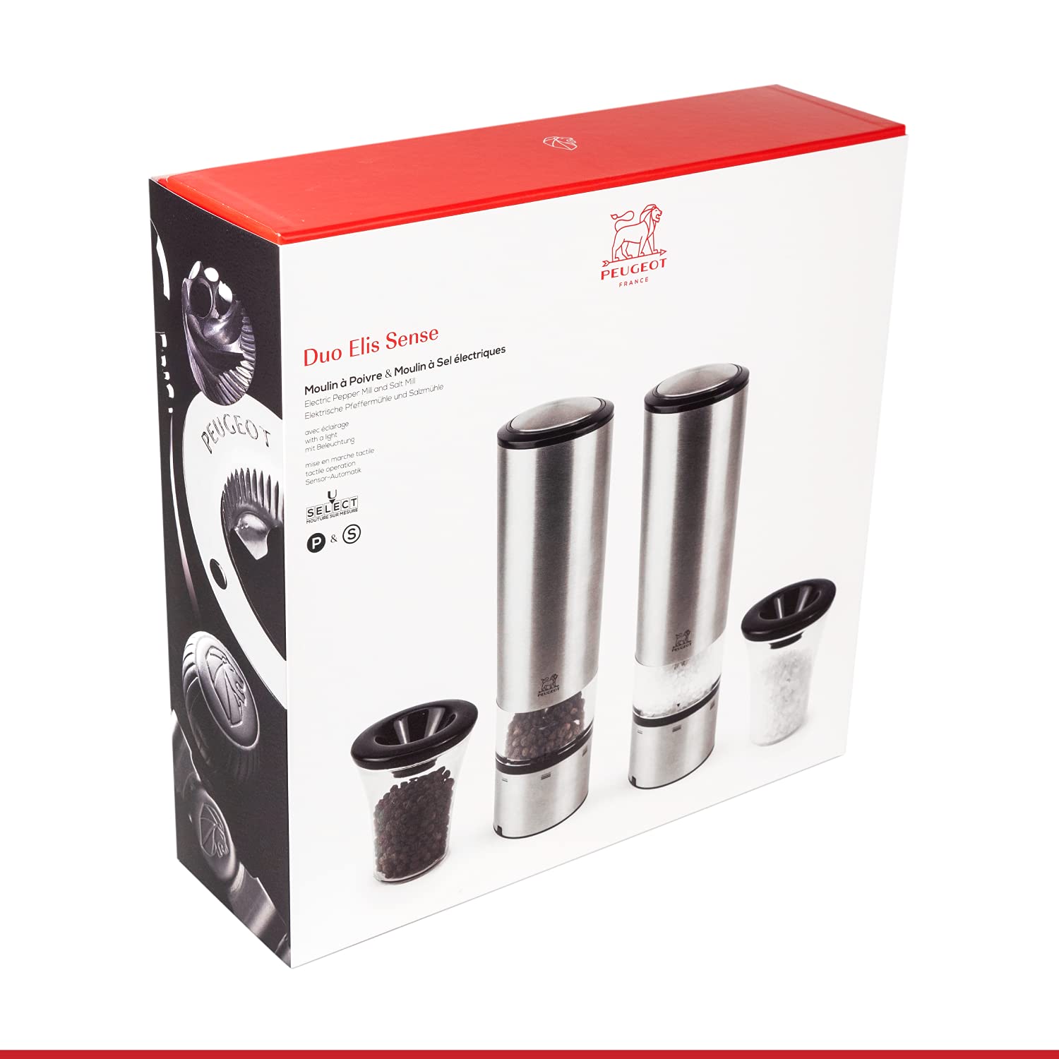 peugeot electric salt & pepper mill set