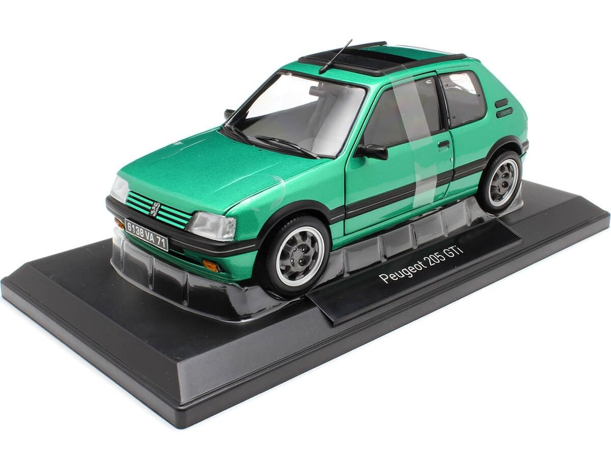 Amazon | ノレブ 1/18 プジョー 205 GTi Griffe 1991 グリーン