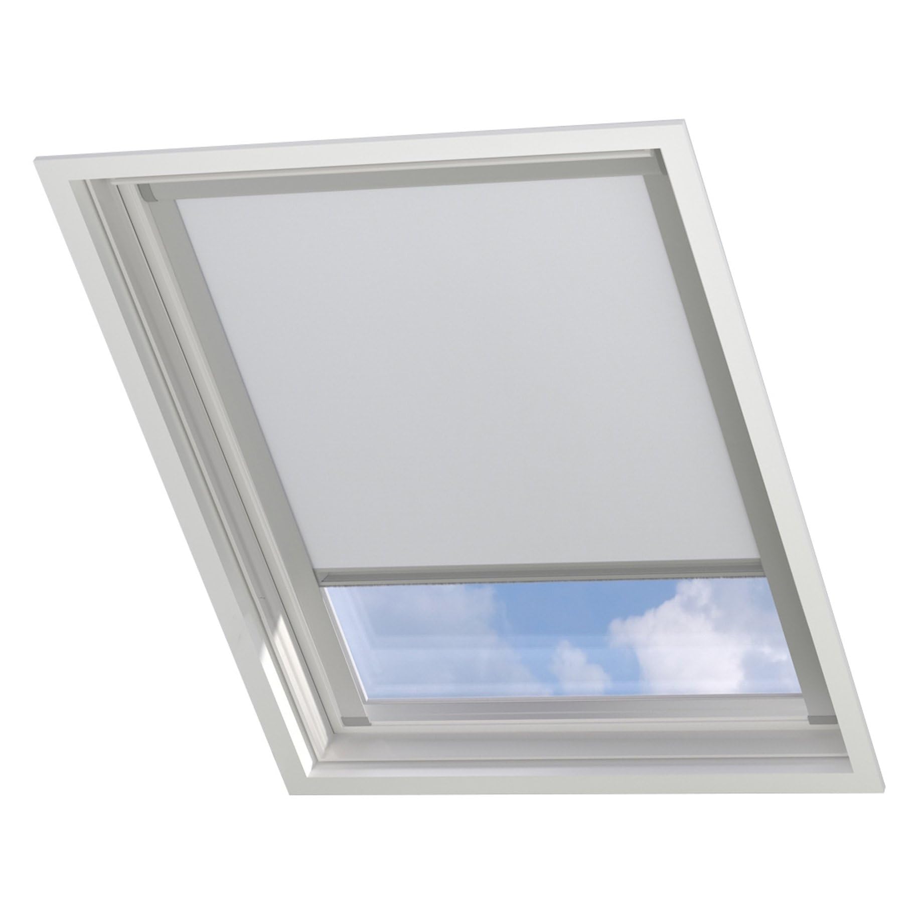DTCH® Store de fenêtre de Toit - Occultant - Blanc - Compatible avec Velux: CK01