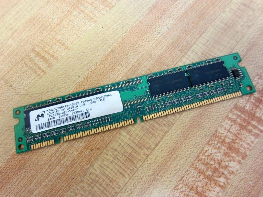 Micron MT4LSDT864AY-13EG2 SDRAM Module 64MB 133MHz 168-Pin