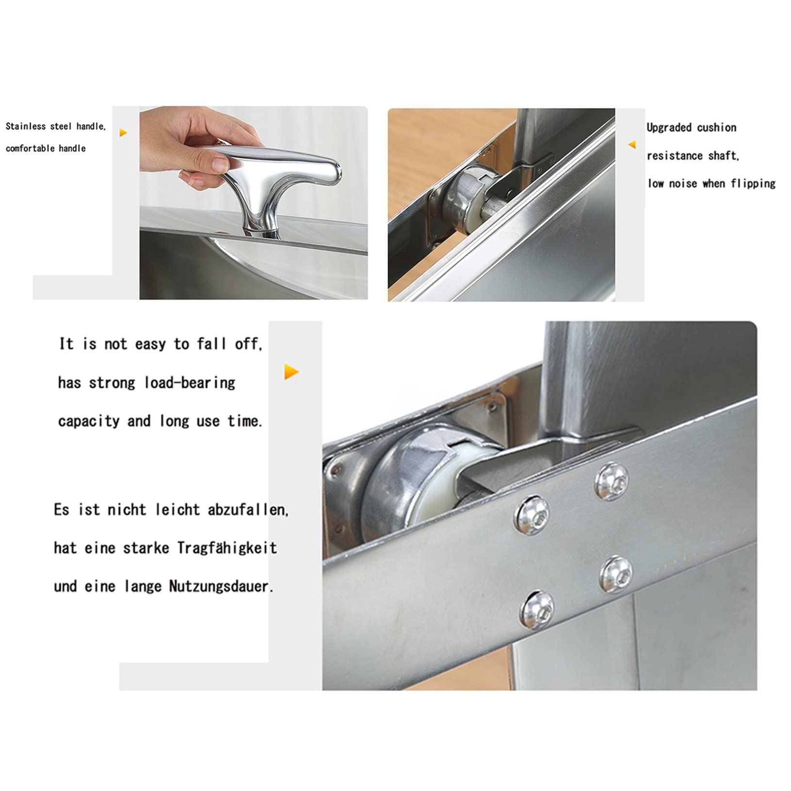 Calentador de Alimentos Calientaplatos de buffet de Acero Inoxidable Chafing Dish Servidor de buffet Termostato de temperatura,Bandeja Alimentos Calientes Función Mantenimiento Calor