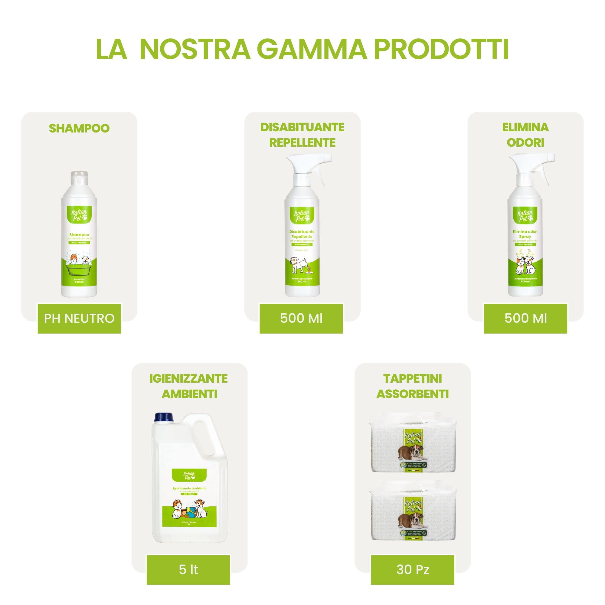 Italian Pet - Igienizzante Ambienti Animali Domestici - Disinfettante Cuccia Cani, Gatti, Conigli - Detergente - Azione a Lunga Durata per Pavimenti