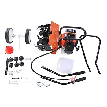 Gartenfräse Motorhacke Benzin 84cm 6,5PS Kultivator Garten Hacke Vorführer 5455