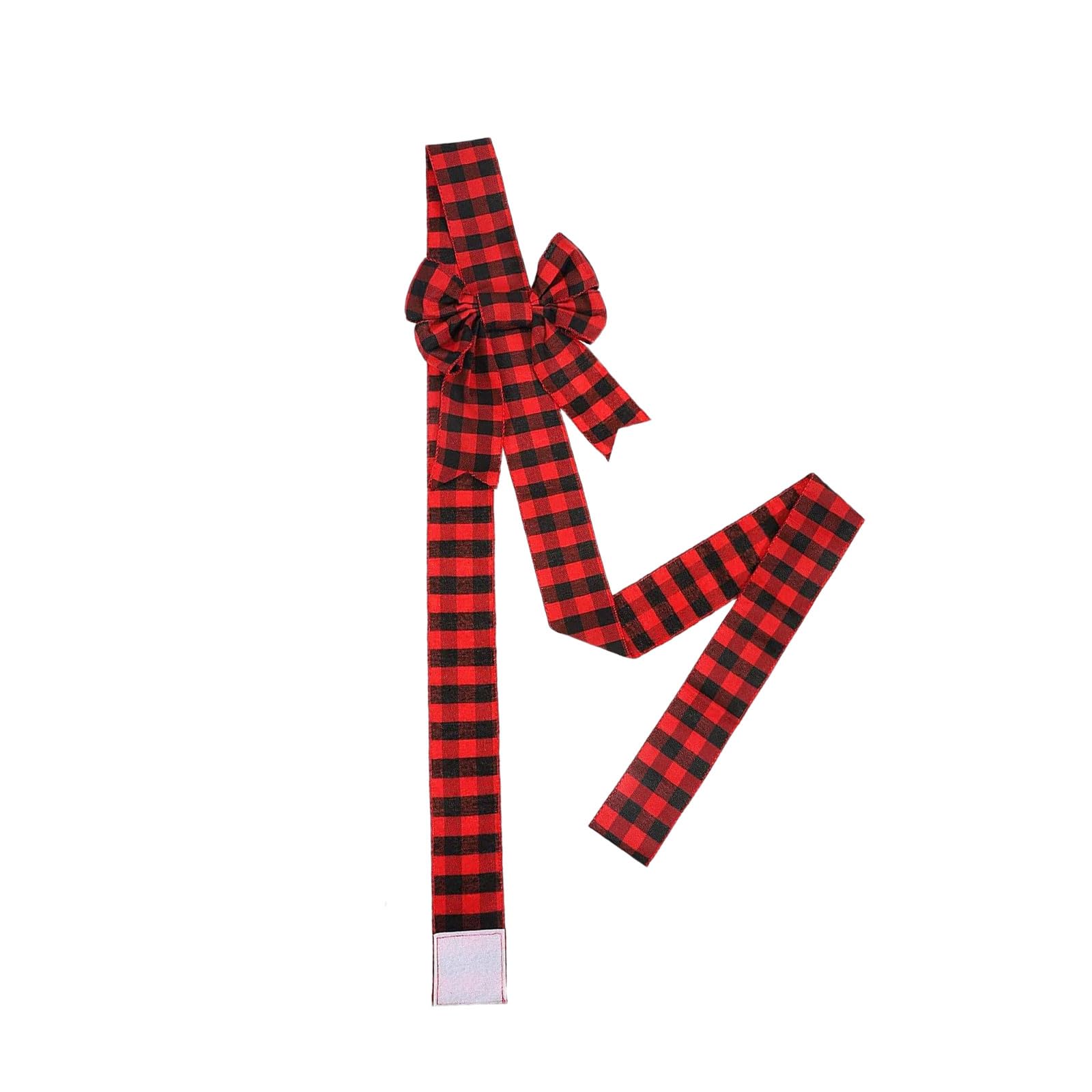 carotoe Festival Bowknot Decoration for Hanging on Doors Wall and Cabinets Polyester Christmas Accent Door Hanging