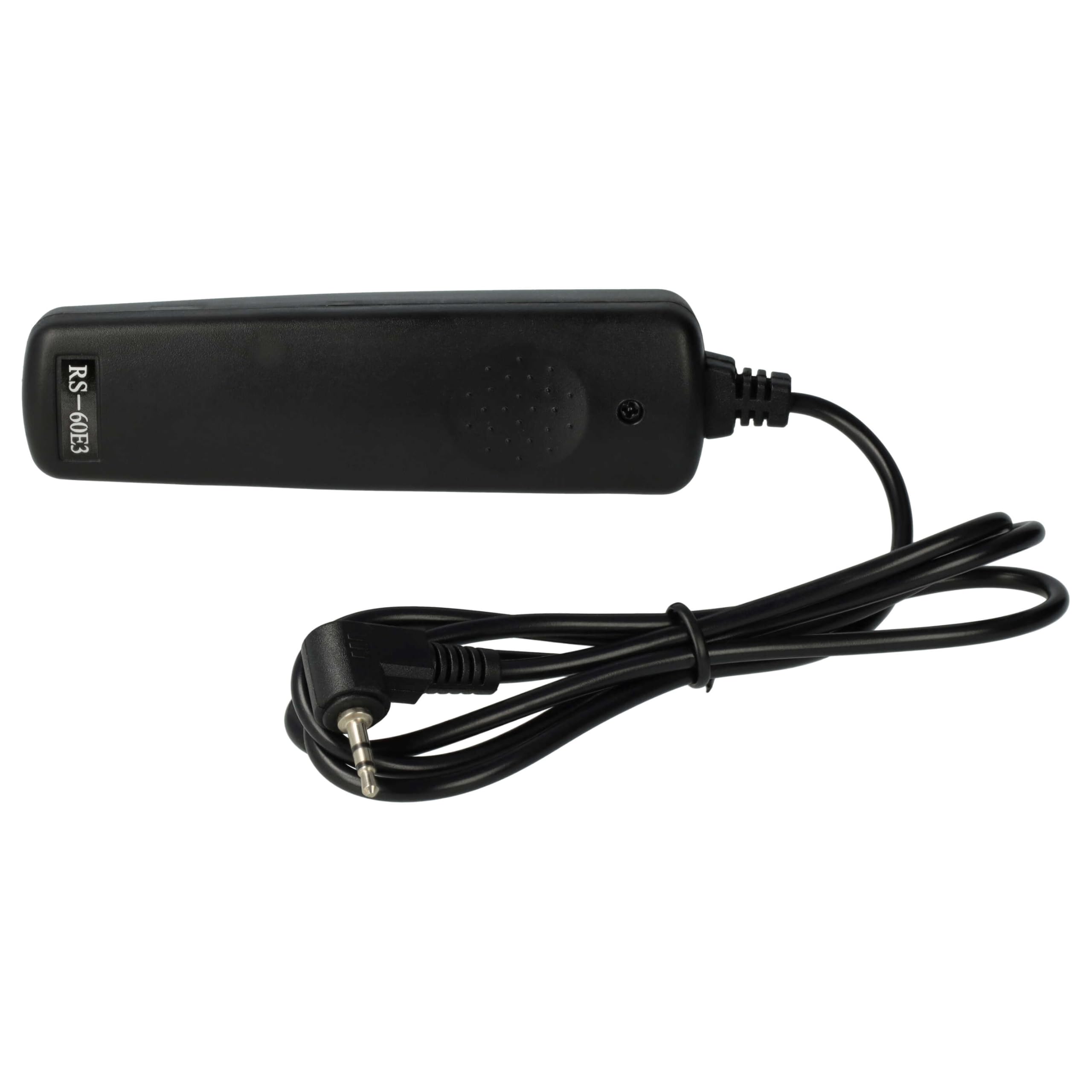 vhbw Télécommande déclencheur avec câble Compatible avec Canon EOS 1000D, 2000D, 1200D, 200D, 250D, 300 Appareil Photo, 1 m