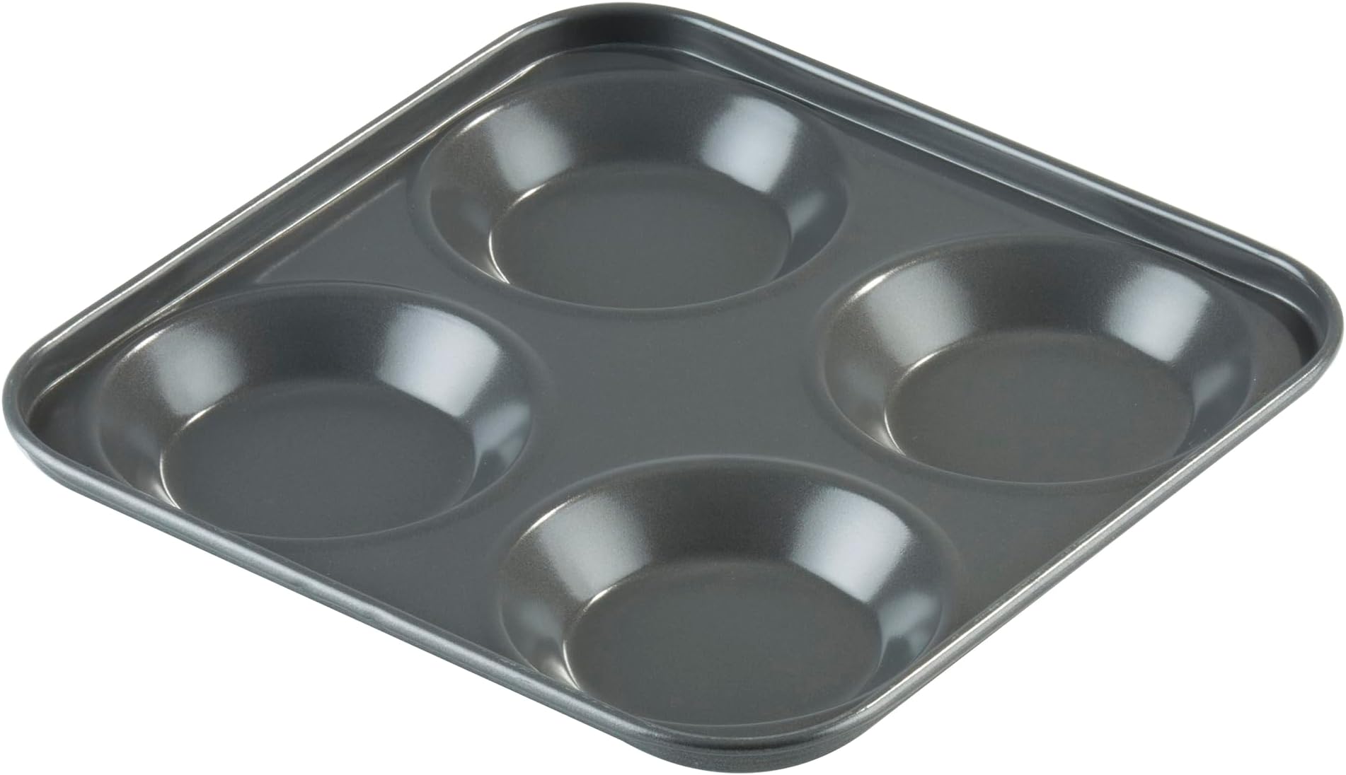 Professional Range, Large Yorkshire Pudding Tray, Teflon Non-Stick Silicone Coating, Black