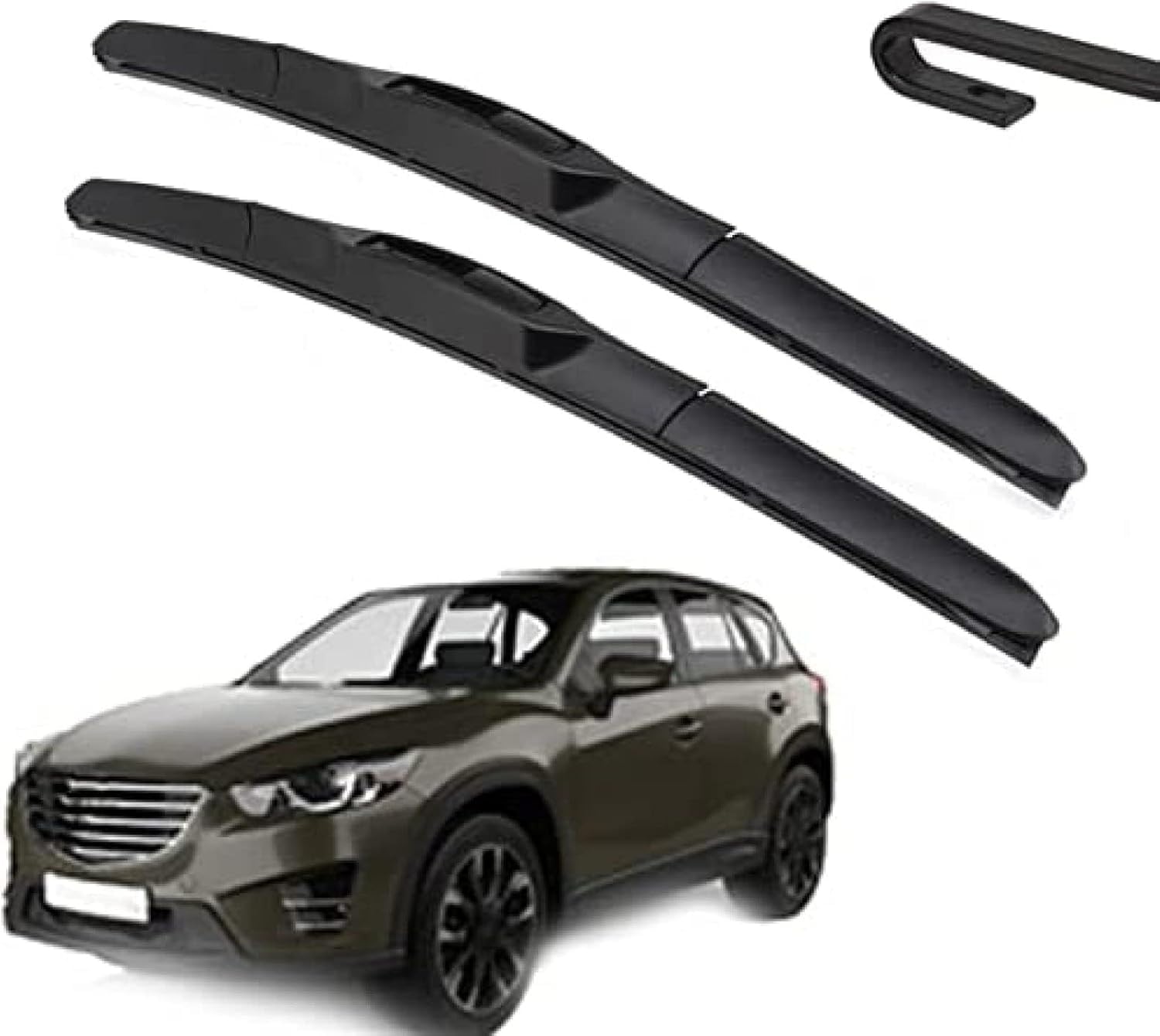 Oryginalny zestaw gumowych wycieraczek do Mazda CX-5 KE 2011 2012 2013 2014 2015 2016 24 "+18", wycieraczki do samochodu