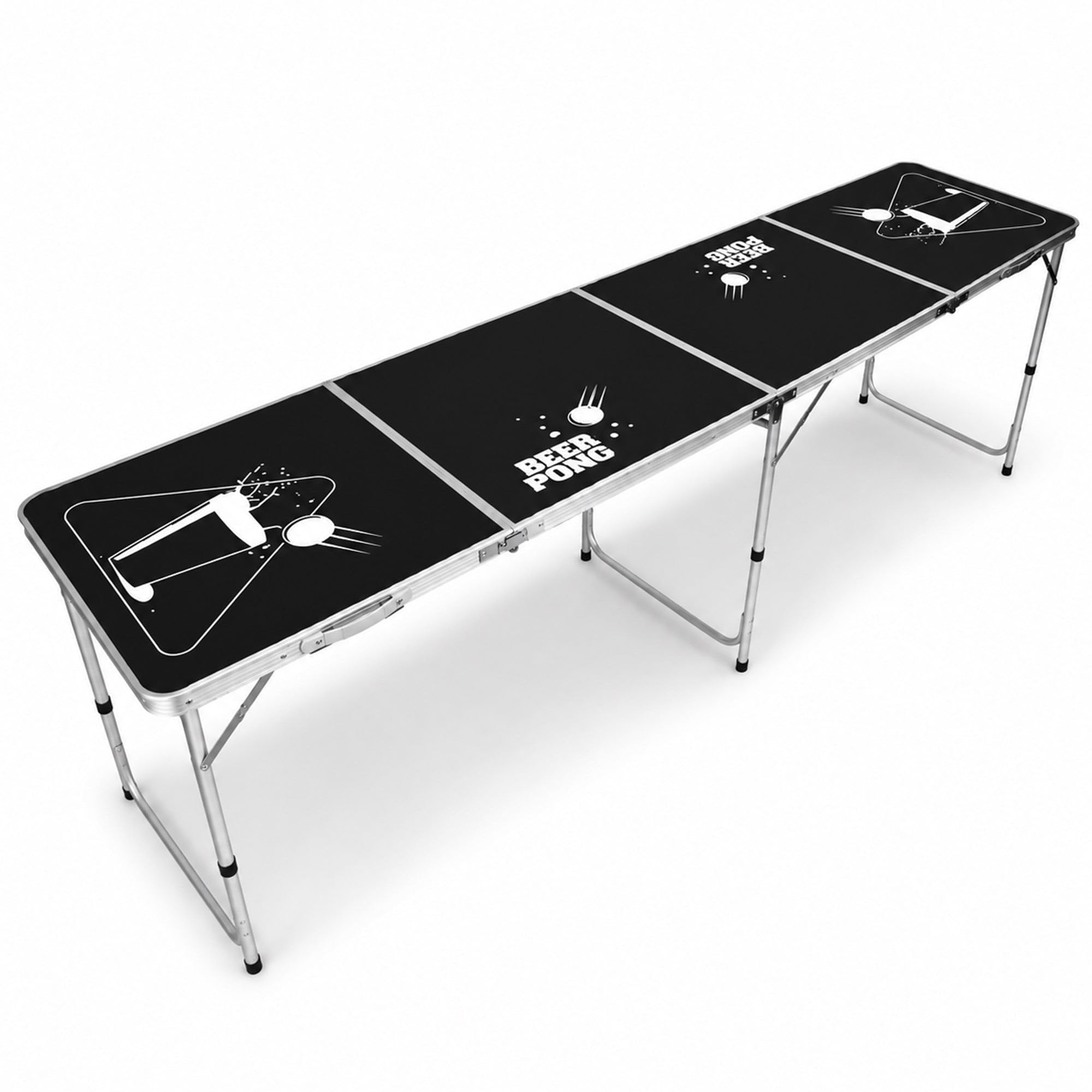 Oypla Official Size 8 Foot Folding Beer Pong Table BBQ Drinking Party