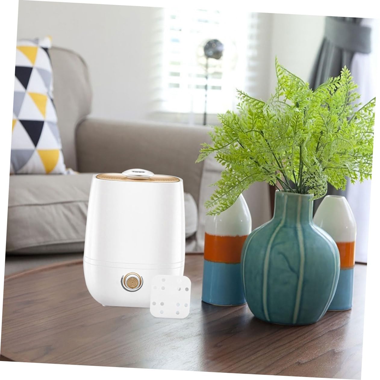 Filtros de Repuesto para Humidificador 64 Piezas de Tela No Tejida | Absorción Mineral, Filtran Impurezas y Aportan Fragancia, para Hogar y Oficina, Recambio Fácil