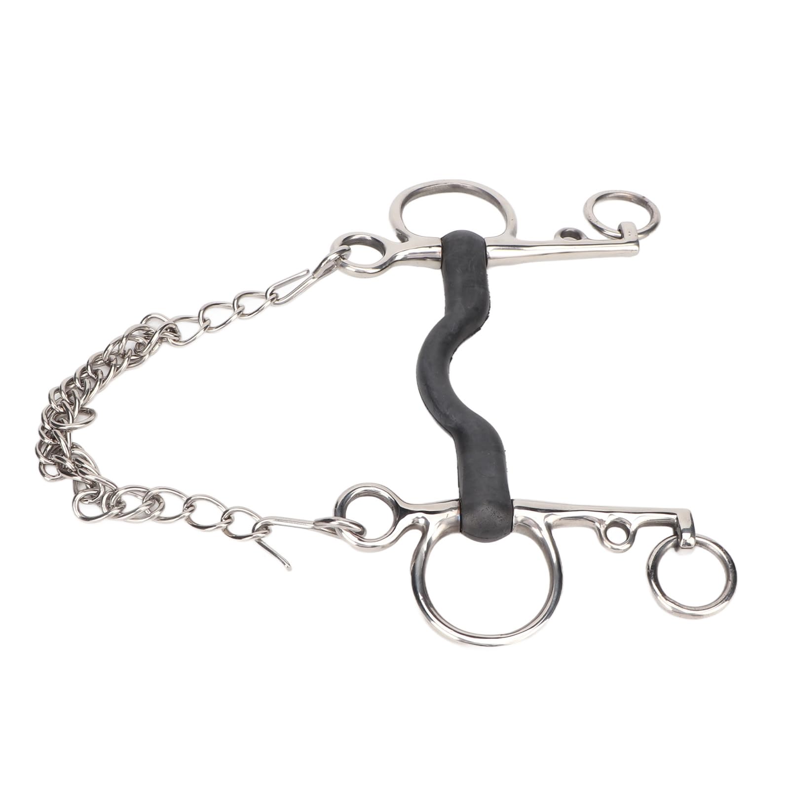 Shanrya Broca para Boca de Caballo, Pulido Manual Seguro para Accesorios para Caballos (127MM)