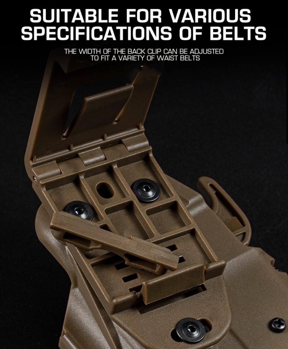 Peminkoo S.UB-Compact Fondina per Pistola Fondina Tattica da Caccia Universale Fondina a sgancio rapido per CZ P01 J.ERICHO 941 sig P229 Series Model