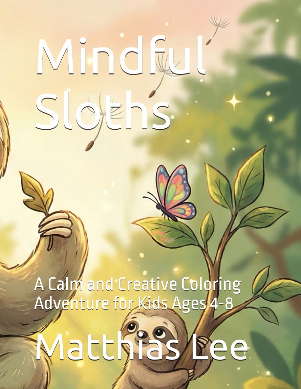 Mindful Sloths: A Calm and Creative Coloring Adventure for Kids Ages 4-8