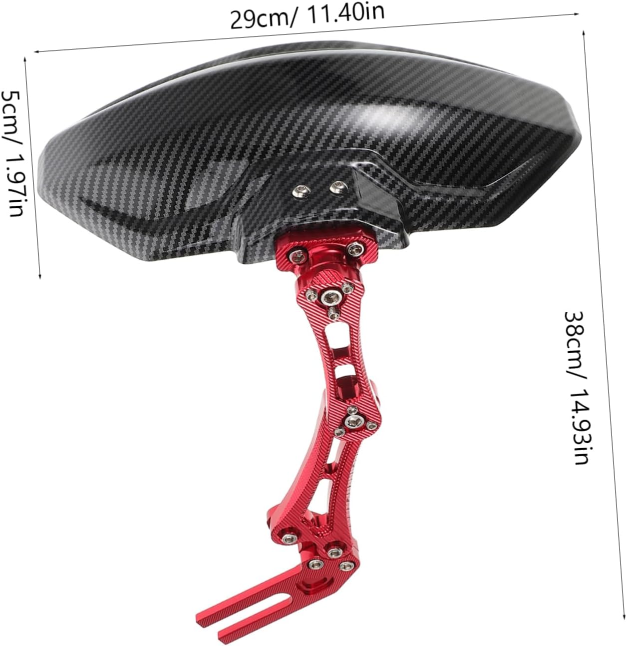 VALICLUD Motorcycle Rear Mudguard Durable Mud Guard for Enhanced Protection Sleek Design for Electric Scooter Compatible with Various Models Performance