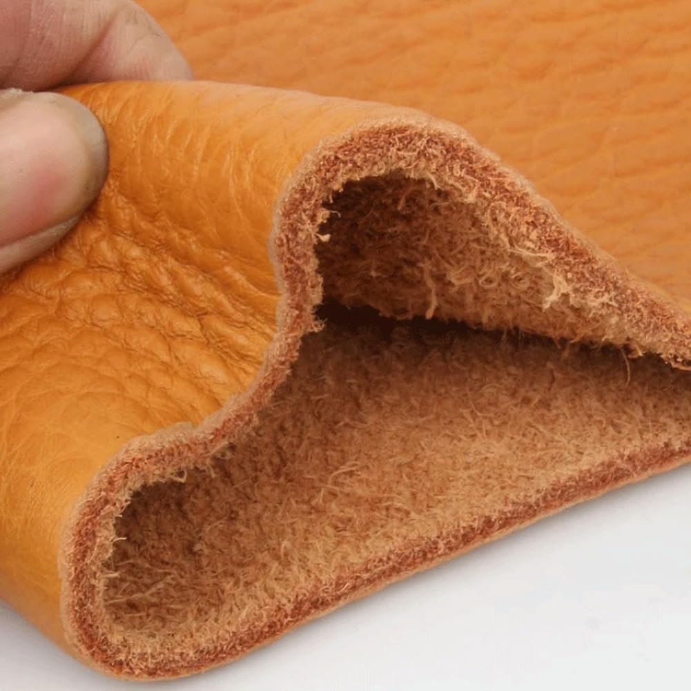 WanMing Echtleder Braun - 1mm Starkes Rindsleder Für Handwerker