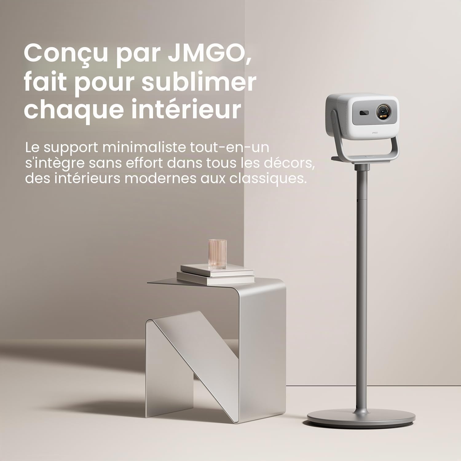JMGO Support de projecteur N1S 4K PicoPlay N1S 1080P PicoFlix N1 aluminium aéronautique 10kg