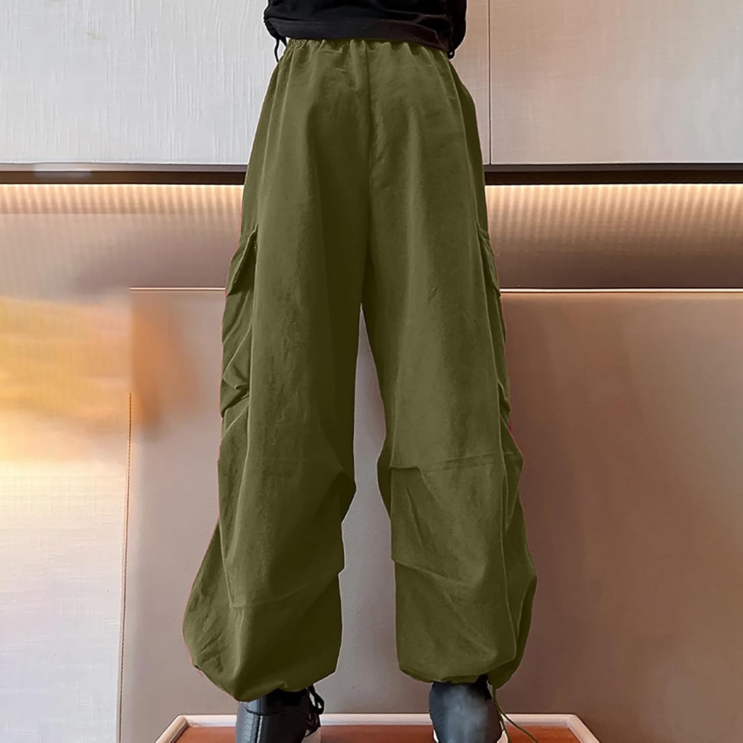 Girls Cargo Pants Wide Leg Pants Teen Kids Solid Bhutan Ubuy