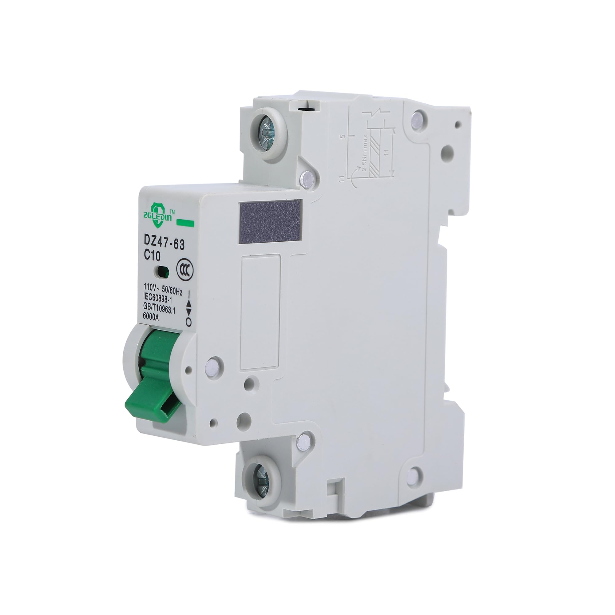 Miniature Circuit Breaker - 4 Pcs 110V/240V MCB Din Rail DZ47-63 Mini Home Circuit Breaker 1 Pole 16A, AC Solar MCB — Amazon image 3