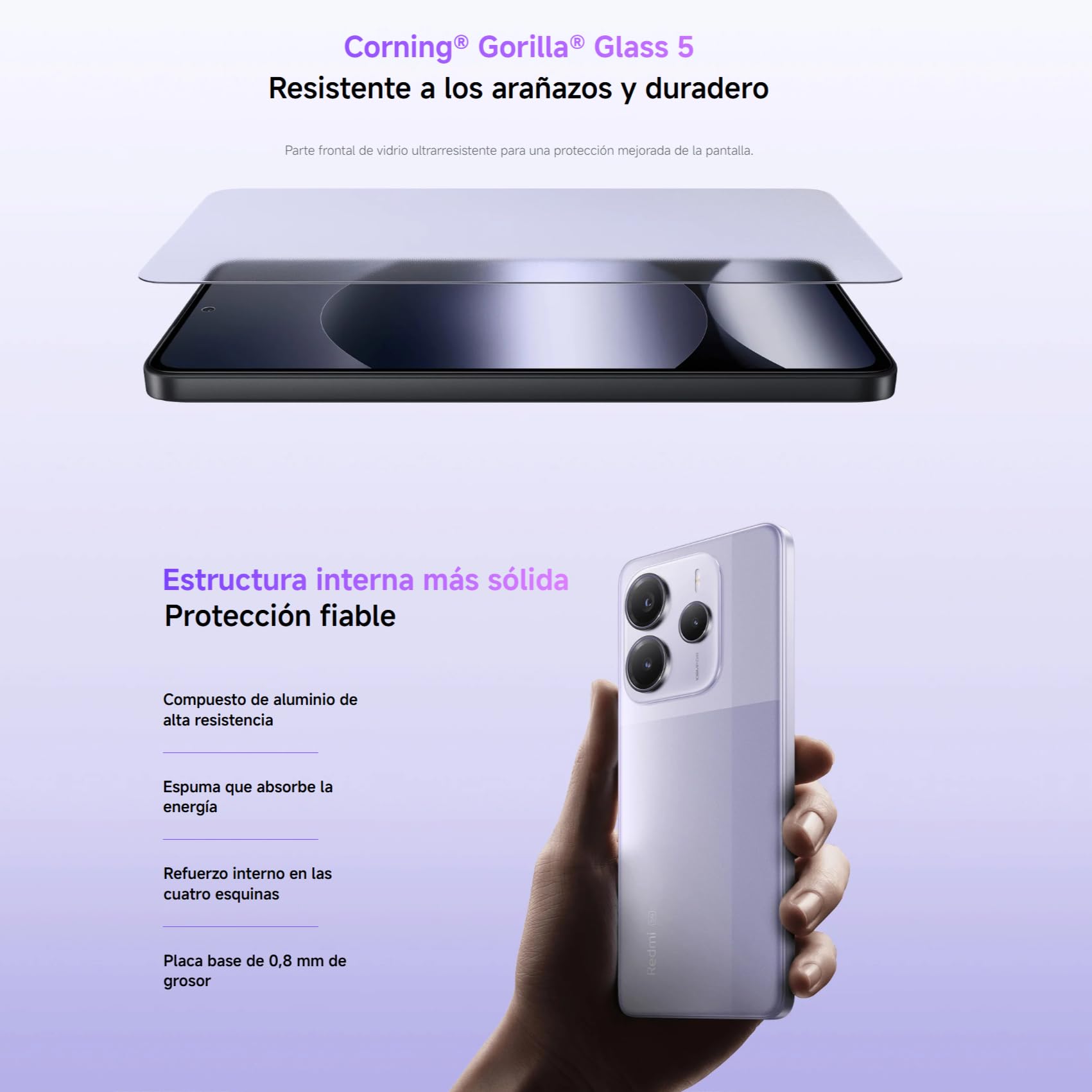 XIAOMI REDMI Note 14 5G Smartphone de 8+256GB Verde Batería de 5110mAh | Pantalla de 6.67" AMOLED FHD+ 120Hz, MediaTek Dimensity 7025-Ultra, cámara de 108MP