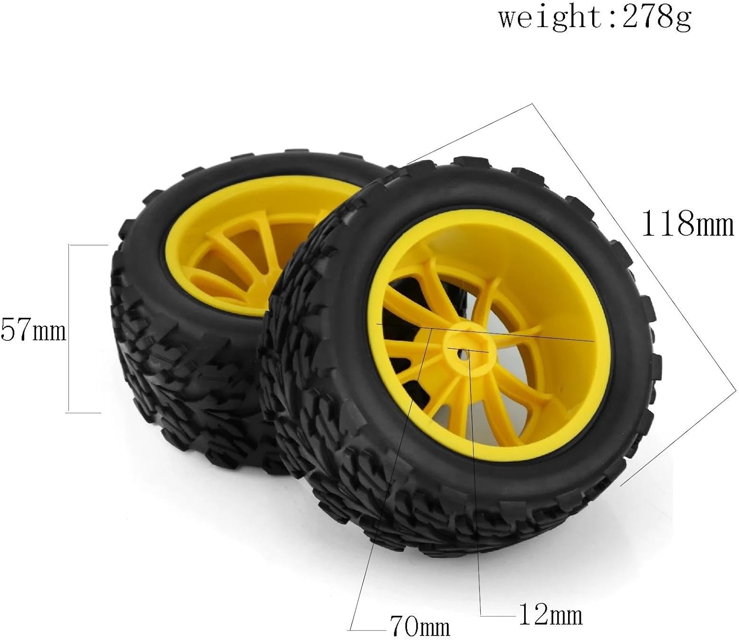 Compatible With Trxs For Himoto For HSP For HPI 1/10 RC モンスター