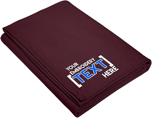 Miniatura 6 de Manta de forro polar personalizada, azul marino, añade tu nombre bordado, manta de recuerdo personalizada para inauguración de la casa, ropa de cama