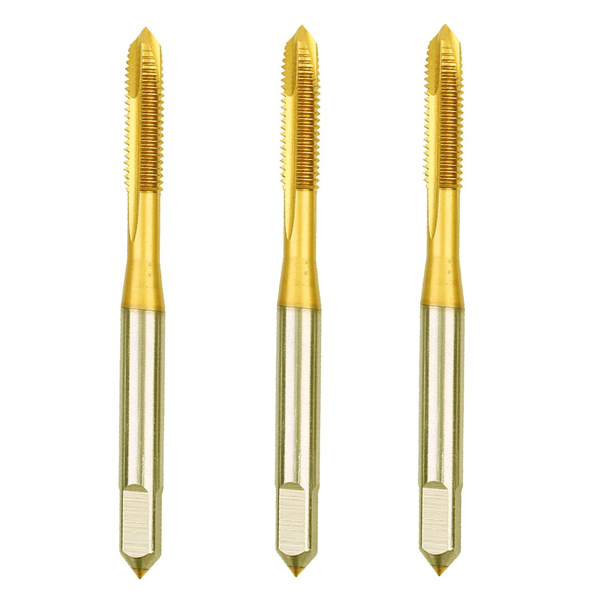 Max-Craft NO.10-32UNF HSS Hand Tap – Titanium Coated, High-Speed Steel, Precision Ground Threads