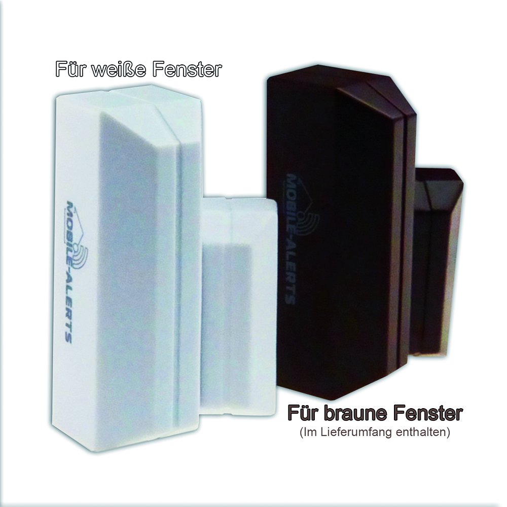 Technoline 5 x Fenster -/ Türkontakte Sicherheit für Zuhause, Weiß, 1.8 x 1.9 x 5.3 cm