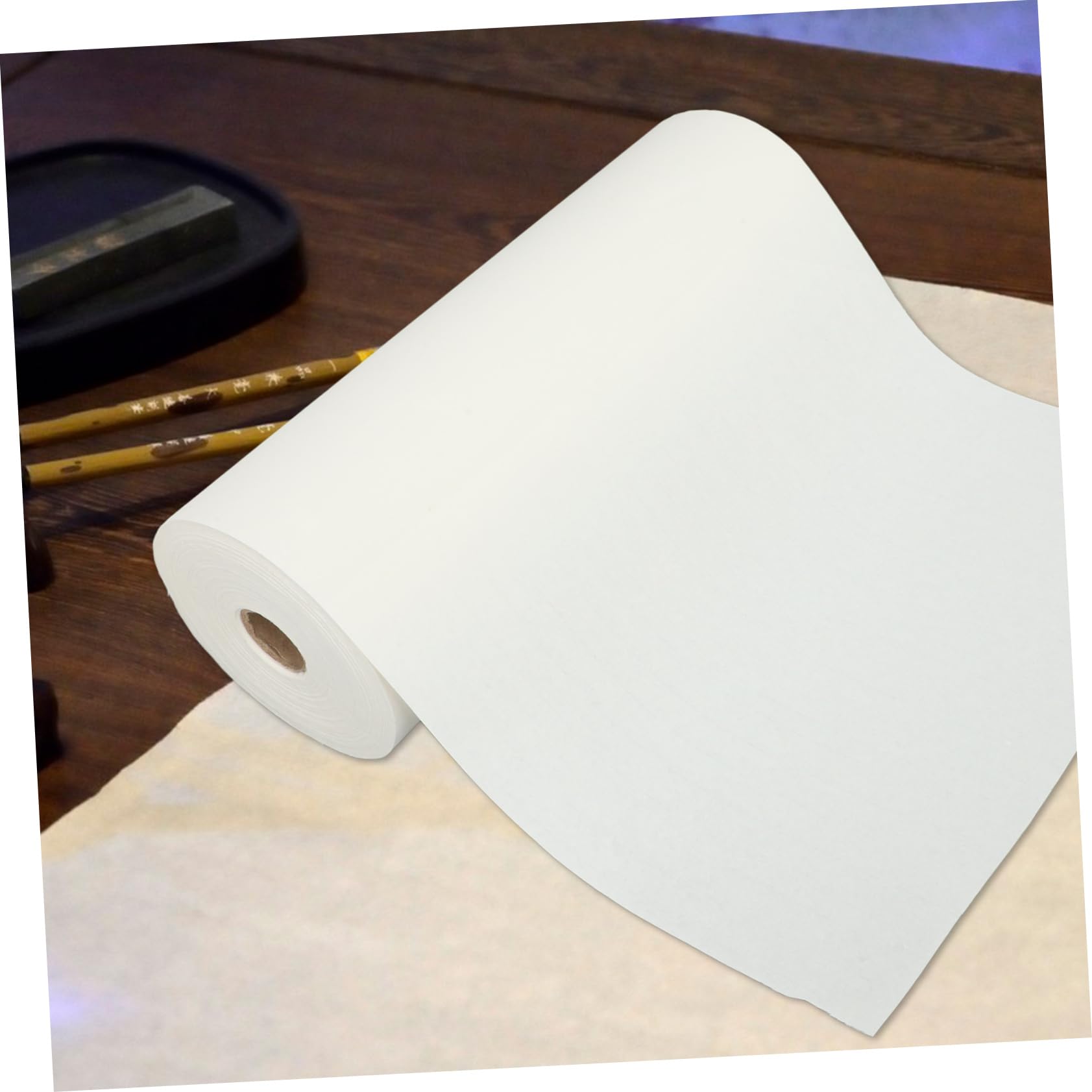 Papel de Caligrafía China Grueso Blanco en Rollo para Pintura