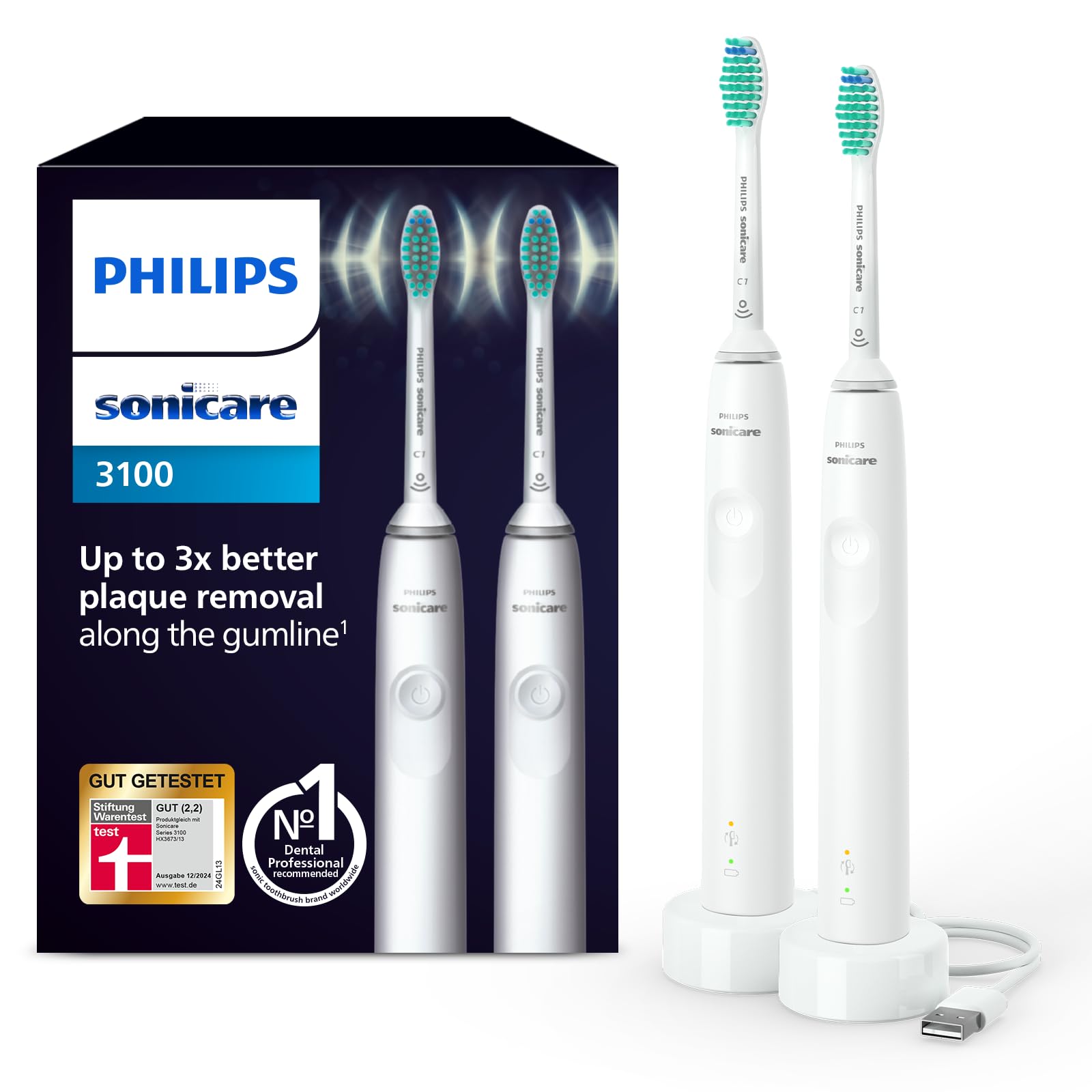 Philips Sonicare HX3675/13 Electric Toothbrush, Sonic