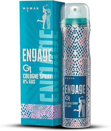Engage G1 Cologne No Gas Perfume for Women, Floral and Sweet Fragrance Scent, Skin Friendly Women Perfume, 135ml