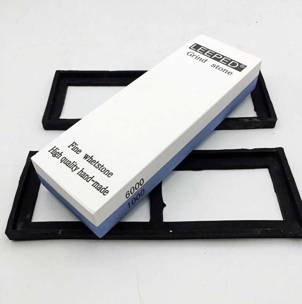 AOAO High Quality Grindstone, Including Natural Rubber Base (1000-6000Körnung)
